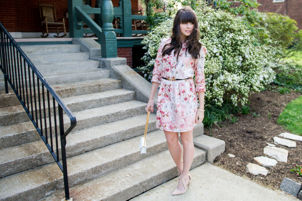 anthropologie floral shirtdress spring-5