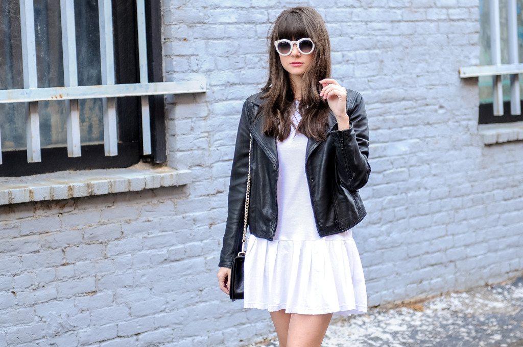 white_ruffle_tee_dress_leather_jacket-3