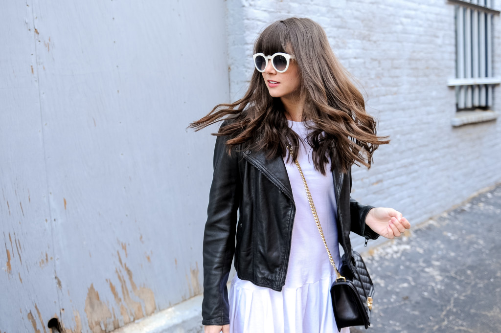 white_ruffle_tee_dress_leather_jacket-7