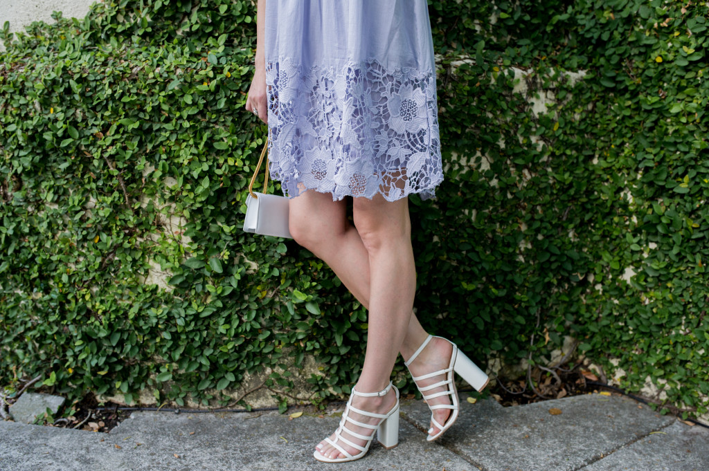 anthropologie lavender dress lace charleston