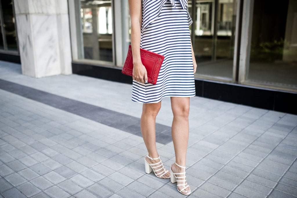fourth of july outfit idea anthropologie bow dress-6