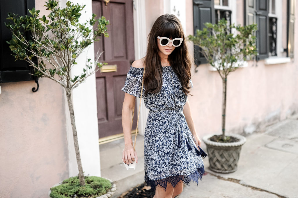 anthropologie blue greylin dress charleston-7