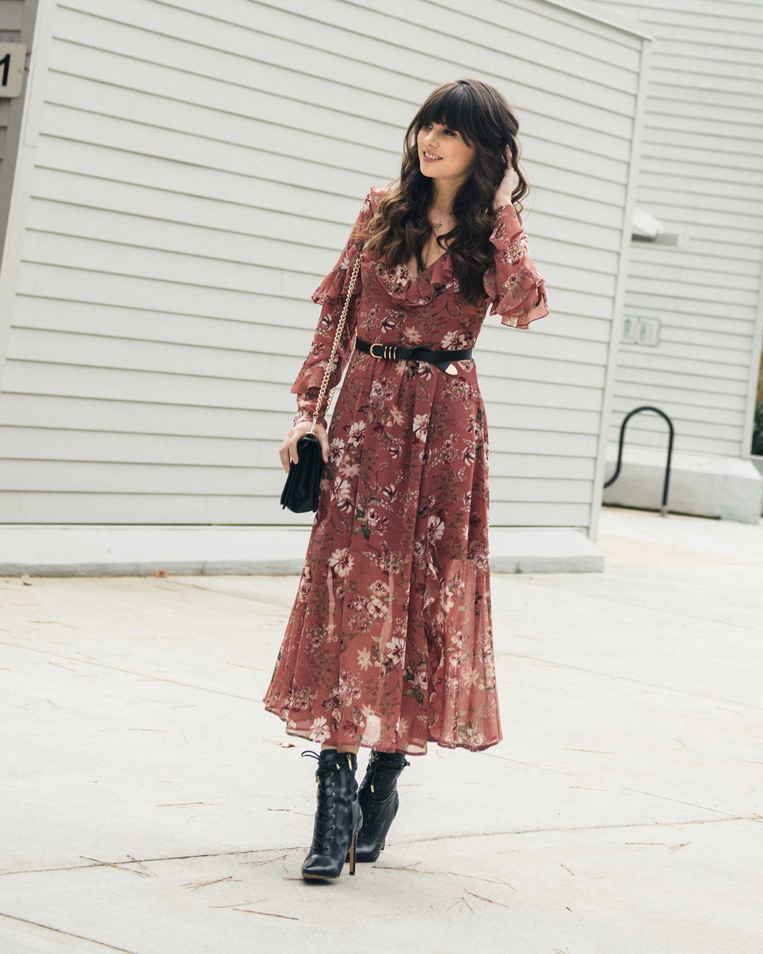 how to style floral dress