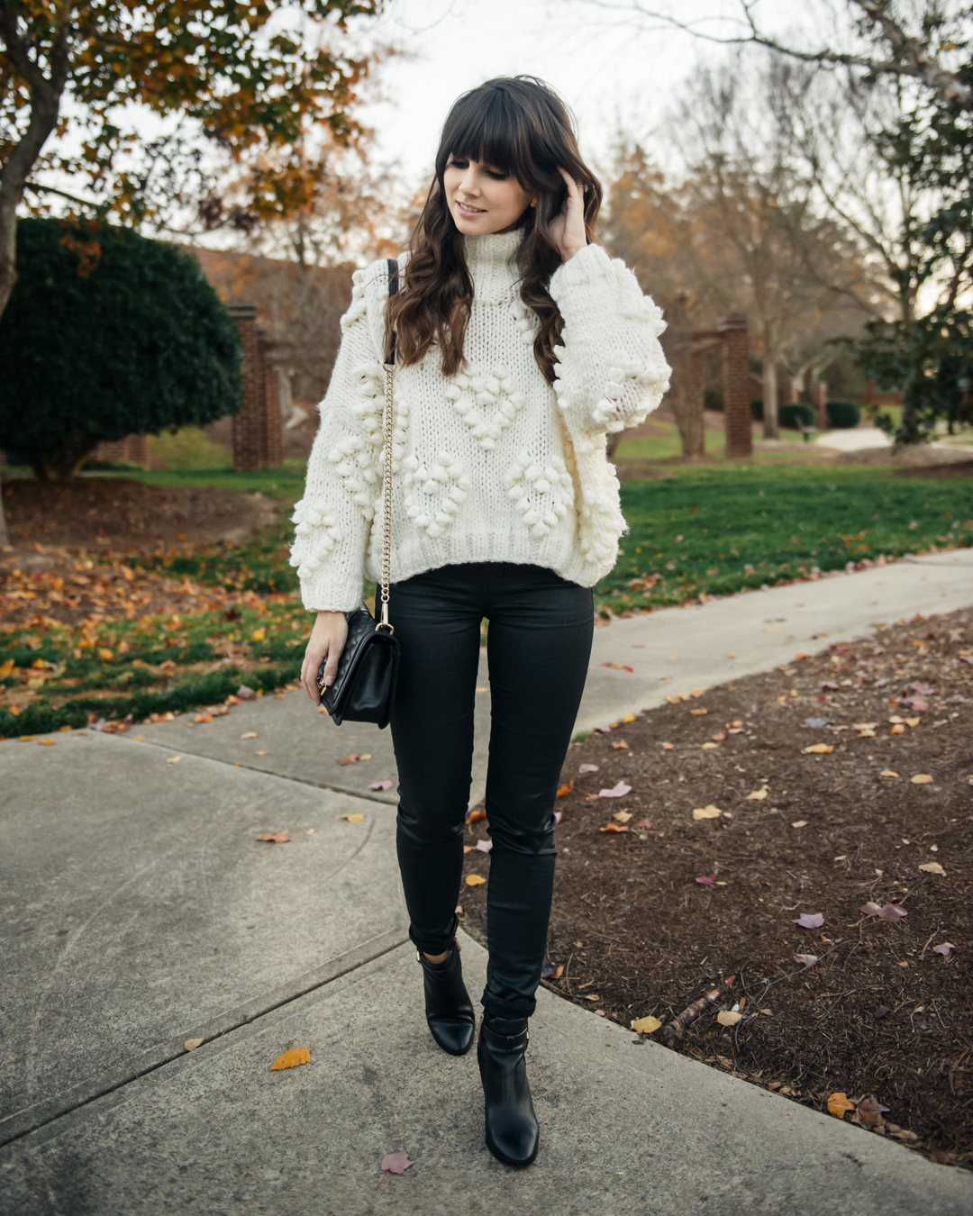 Winter style featuring Chicwish sweater and Rebecca Minkoff purse